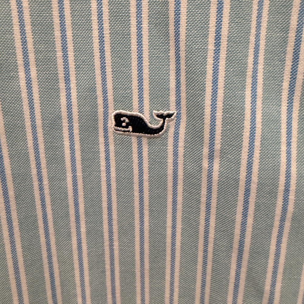 Vineyard Vines Performance Button Down Shirt Blue… - image 2